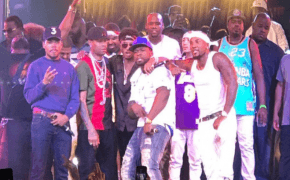 50 Cent traz Meek Mill, Chance The Rapper, Jeezy, Trey Songz, James Harden e Allen Iverson para palco na Drai’s