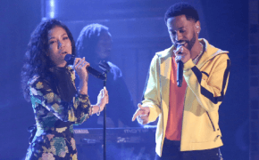 Jhené Aiko e Big Sean performam “Moments” juntos no Jimmy Kimmel