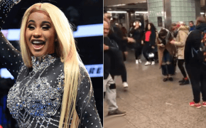 Hit “Bodak Yellow” da Cardi B transforma metrô de Nova York em uma pequena festa