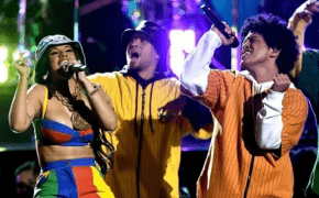 Bruno Mars e Cardi B performam remix de “Finesse” no Grammy Awards 2018