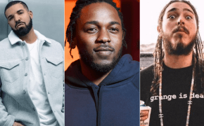 Drake, Kendrick Lamar e Post Malone estão presentes em mais da metade das faixas do atual top 10 da Billboard