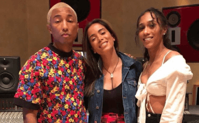 Anitta se reúne no estúdio  em Las Vegas com Pharrell e Bia