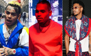 6ix9ine diz que está sendo confundido com Chris Brown e Trey Songz pela mulherada na Europa