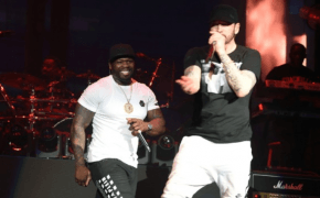 Eminem traz 50 Cent para seu show no Governors Ball Music Festival em NYC