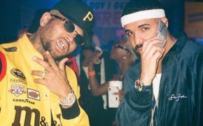 Drake presenteia Chris Brown com jaqueta da OVO