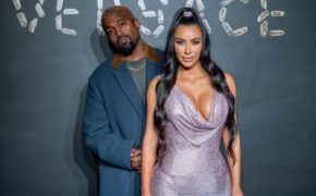 Kim Kardashian manda mensagem especial felicitando Kanye West por parceria com a Gap