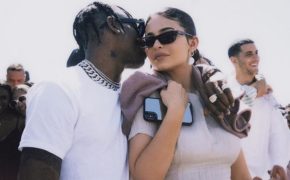 Kylie Jenner divulga prévia de nova música do Travis Scott em vídeo promocional da sua marca de cosméticos