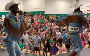 Lil Nas X surpreende fãs mirins em escola primária com show especial