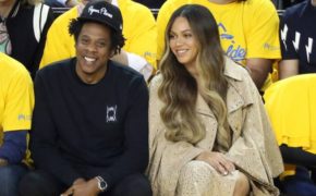 JAY-Z e Beyoncé acompanham o game 3 das finais da NBA disputada entre Raptors e Warriors