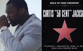 50 Cent será homenageado com estrela na Calçada da Fama em Hollywood nessa quinta