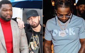 50 Cent sugere que pode fazer música do Pop Smoke com feat do Eminem acontecer