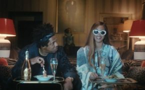 JAY-Z e Beyonce fazem campanha para Tiffany & Co em presença de quadro raro de Jean-Michel Basquiat