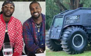 Kanye West presenteia 2 Chainz com veículo russo futurista