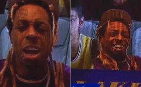 Lil Wayne aparece em plateia virtual do jogo do Lakers
