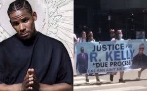 Fãs do R. Kelly fazem marcha em Chicago pedindo sua liberdade da prisão