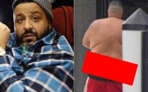 DJ Khaled reclama de foto constrangedora com seu “cofrinho” de tirada por paparazzi