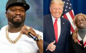 50 Cent zomba da foto do Lil Wayne com Donald Trump
