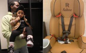 Offset compra cadeirinha Rolls-Royce infantil de R$ 44 mil para sua filha Kulture com Cardi B