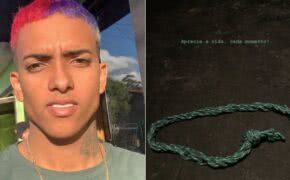 MC Brinquedo publica foto de corda com mensagem suicida e preocupa fãs