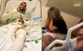 MC Kevin grava vídeo em hospital causando e atualizando fãs sobre seu acidente