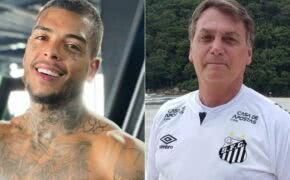 MC Kevin encontra Bolsonaro no vestiário da Vila Belmiro e conta história hilária do momento