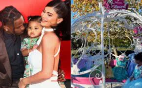 Travis Scott compra carruagem de princesa da Disney para sua filha Stormi com Kylie Jenner