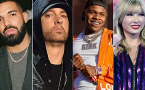 Confira a lista dos artistas mais ouvidos em 2020 com Drake, Chris Brown, Eminem, DaBaby, Taylor Swift, Juice WRLD e mais