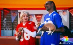 Snoop Dogg e Martha Stewart apresentarão campeonato de “futebol americano de cachorros para adoção”