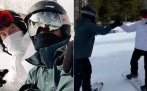 Travis Scott está aprendendo snowboard com tricampeão olímpico Shaun White