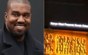 Telões anunciando versão deluxe do álbum “DONDA” do Kanye West surgem na Califórnia